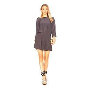 Splendid Washed Cinched Waist Dress Black | M